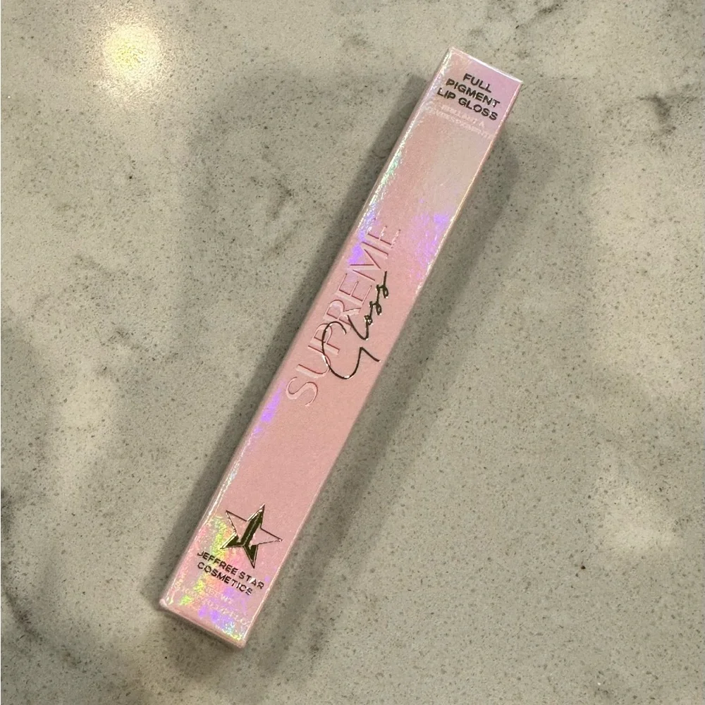 JEFFREE STAR COSMETICS SUPREME LIP GLOSS (EVERYBODY KNOWS) FULL PIGMENT LIPGLOSS